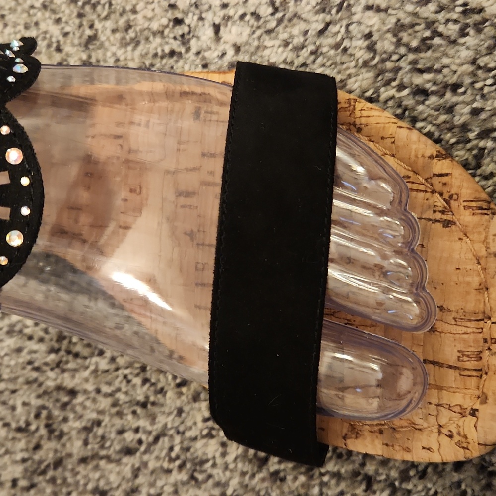 Rampage SZ 9 Black Wege Sandal - Picture 4 of 7